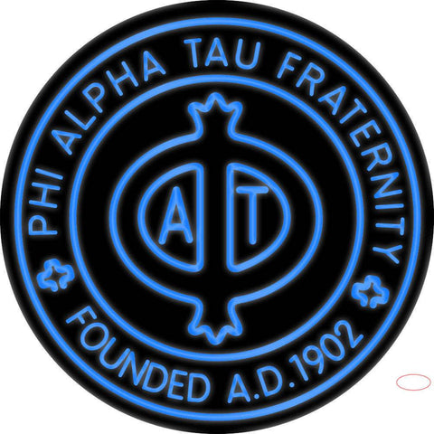 Phi Alpha Tau Logo Real Neon Glass Tube Neon Sign 