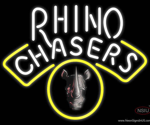 Rhino Chasers Small Neon Beer Sign x