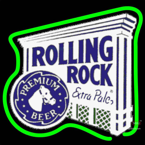 Rolling Rock Extra Pale Premium Neon Beer Sign x 