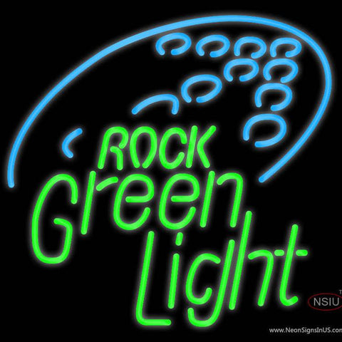 Rolling Rock Green Light Neon Beer Sign