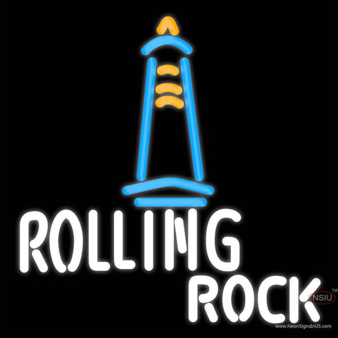 Rolling Rock Lighthouse Lounge Neon Beer Sign x