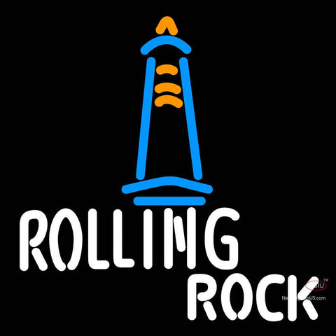 Rolling Rock Lighthouse Lounge Neon Beer Sign x 