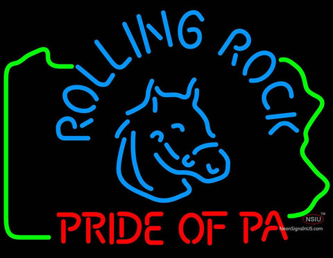 Rolling Rock Pride Of Pa Neon Beer Sign 