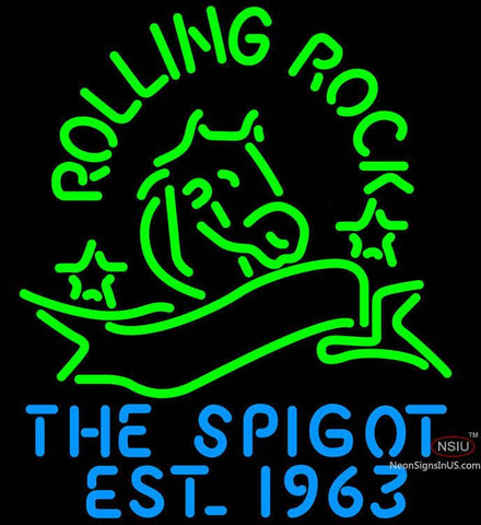 Rolling Rock The Spigot Neon Beer Sign 