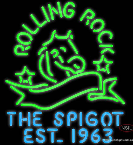 Rolling Rock The Spigot Neon Beer Sign