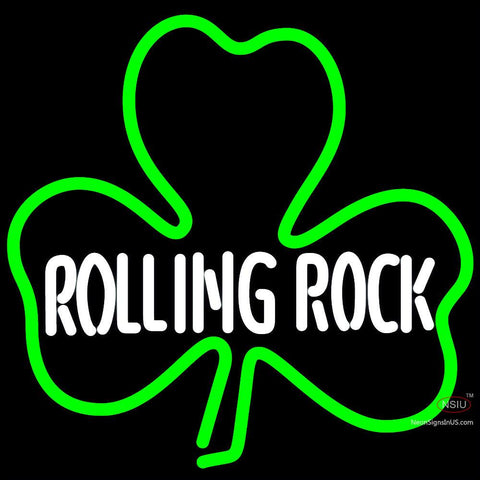 Rolling Tockgreen Clover Neon Beer Sign x 