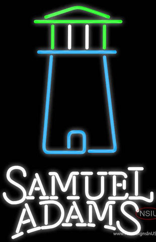 Samual Adams Lighthouse Art Neon Beer Sign 