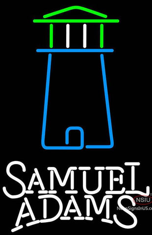 Samual Adams Lighthouse Art Neon Beer Sign