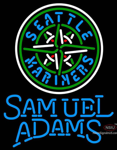 Samual Adams Single Line Seattle Mariners MLB Neon Sign  