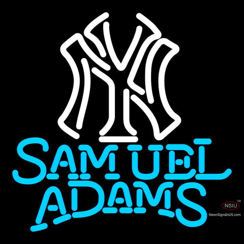 Samual Adams Singleline White MLB Neon Sign   x 
