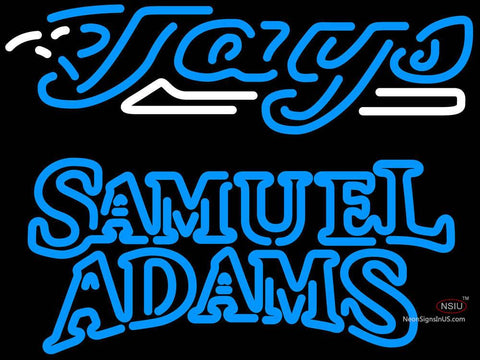 Samuel Adams Double Line Toronto Blue Jays MLB Neon Sign   