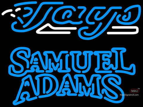 Samuel Adams Double Line Toronto Blue Jays MLB Neon Sign  