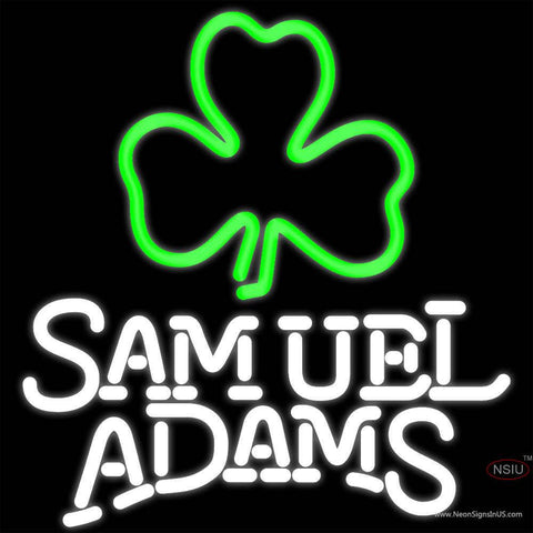 Samuel Adams Green Clover Neon Beer Sign x 