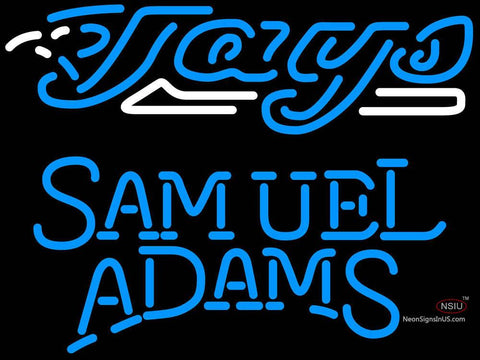 Samuel Adams Single Line Toronto Blue Jays MLB Neon Sign   