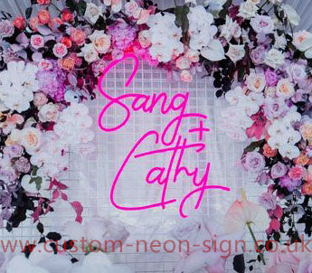 Sang Cathy Wedding Home Deco Neon Sign 