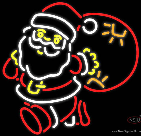 Santa Claus Real Neon Glass Tube Neon Sign