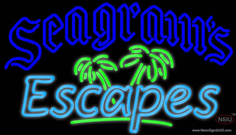 Seagrams Escapes Neon Wine Coolers Sign 