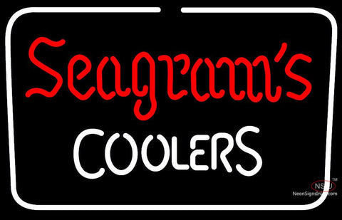 Seagrams Coolers Neon Beer Sign 