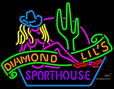 Sexy Diamond Lil's Sport house Las Vegas Neon Neon Sign 