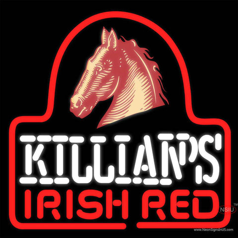 Sgeorge Killians Irish Red Horse Head Neon Beer Sign x 