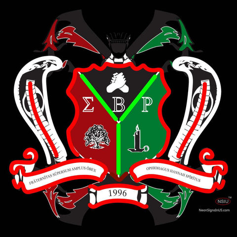 Sigma Beta Rho Logo Neon Sign 
