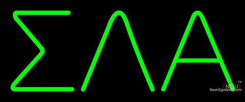 Sigma Lambda Alpha Neon Sign  