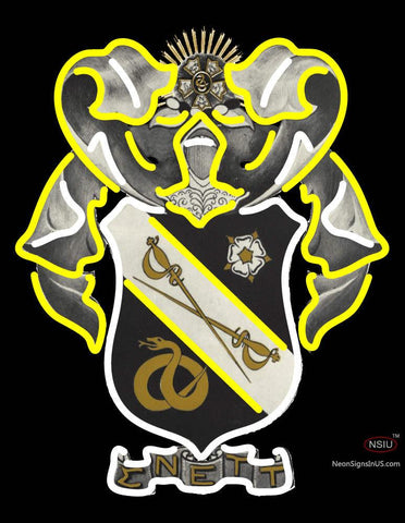 Sigma Nu Chapters Logo Neon Sign 