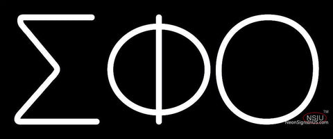 Sigma Phi Omicron Neon Sign  