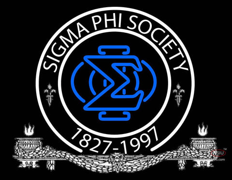 Sigma Phi Society Logo Neon Sign 