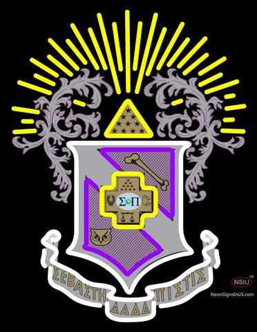 Sigma Pi Chapters Logo Neon Sign 