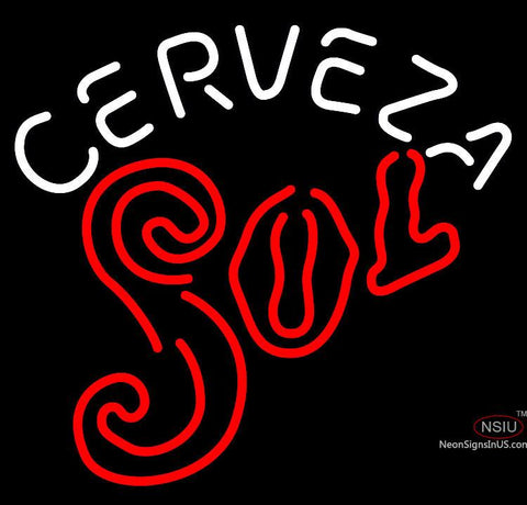 SOL Cerveza Neon Beer Sign x