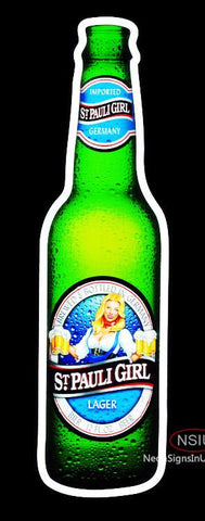 St Pauli Girl Bottle Neon Sign