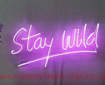 Stay Wild Wedding Home Deco Neon Sign