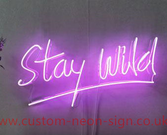 Stay Wild Wedding Home Deco Neon Sign 
