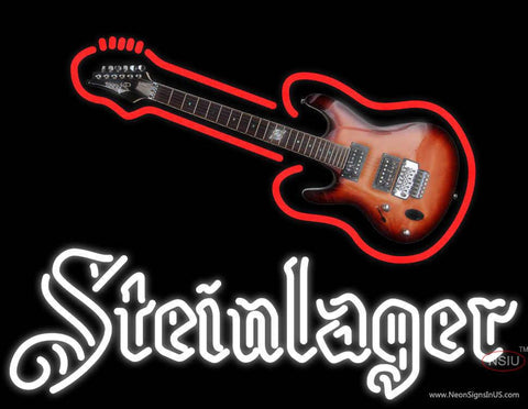 Steinlager Guitar Real Neon Glass Tube Neon Sign 