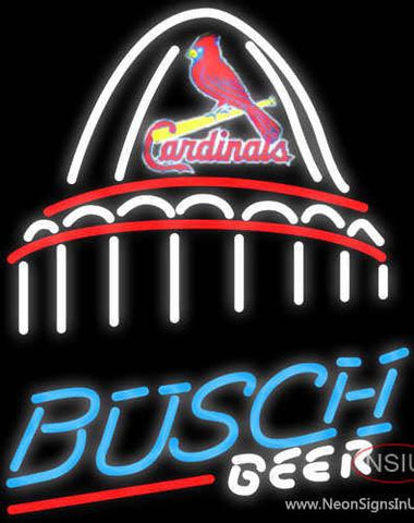 Busch St. Louis Cardinals Stadium Neon Beer Sign