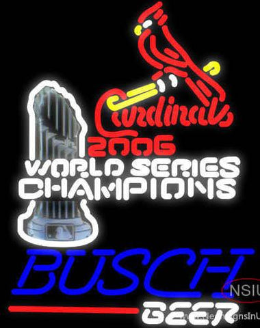 Busch St. Louis Cardinals Champions Beer Sign 