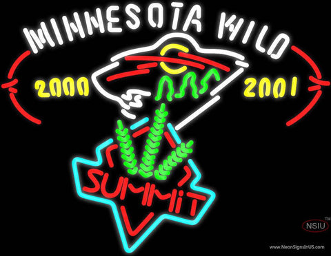 Summit Beer Minnesota Wild Real Neon Glass Tube Neon Sign 