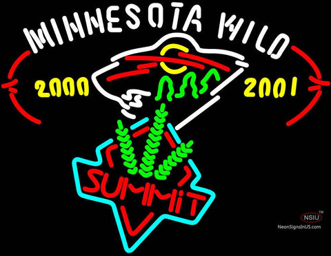 Summit Beer Minnesota Wild Neon Sign