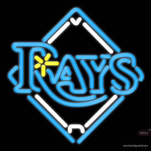 Tampa Bay Rays MLB Real Neon Glass Tube Neon Sign 