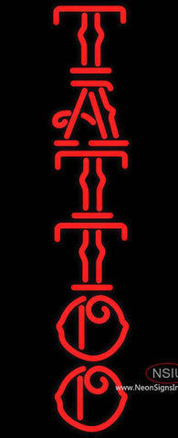 Red Tattoo Real Neon Glass Tube Neon Sign 