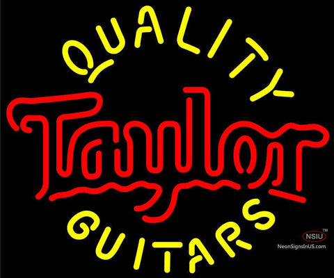 Taylor Quality Guitars Neon Sign x 