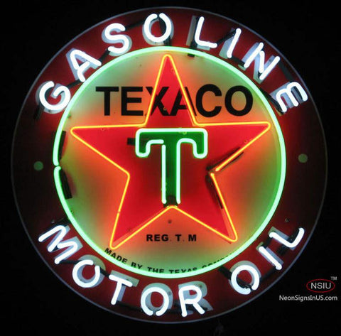 Texico Gasoline Neon Sign 
