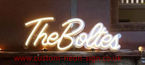 The Boltes Wedding Home Deco Neon Sign 