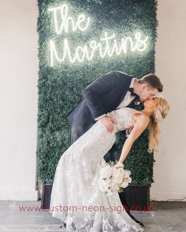 The Maritins Wedding Home Deco Neon Sign 