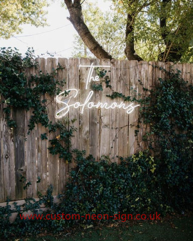 The Solomong Wedding Home Deco Neon Sign 