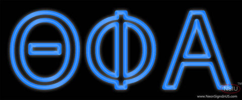 Theta Phi Alpha Real Neon Glass Tube Neon Sign 