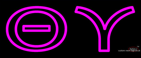 Theta Upsilon Neon Sign 
