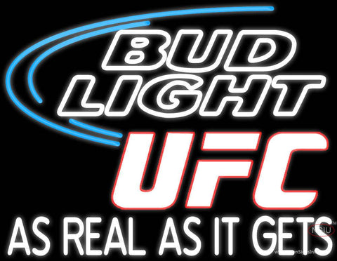 Bud Light Ultimate Fighting Championship Ufc Logo Neon Beer Sign