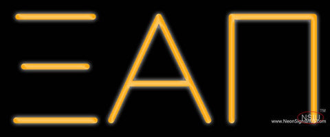 Xi Alpha Pi Real Neon Glass Tube Neon Sign 